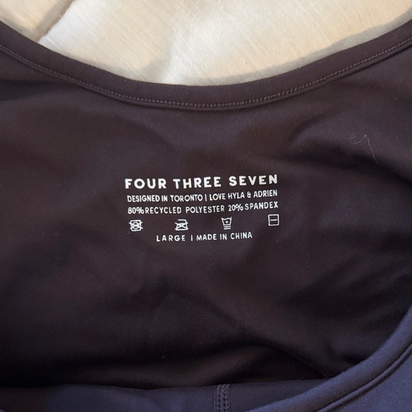 437 Women's Brown Sports Bra - Picture 2 of 3